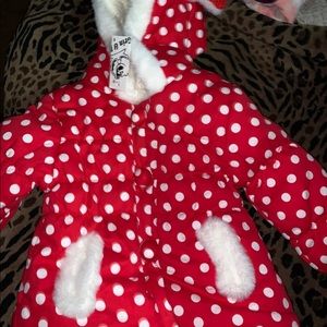 grin and bear baby girl coat